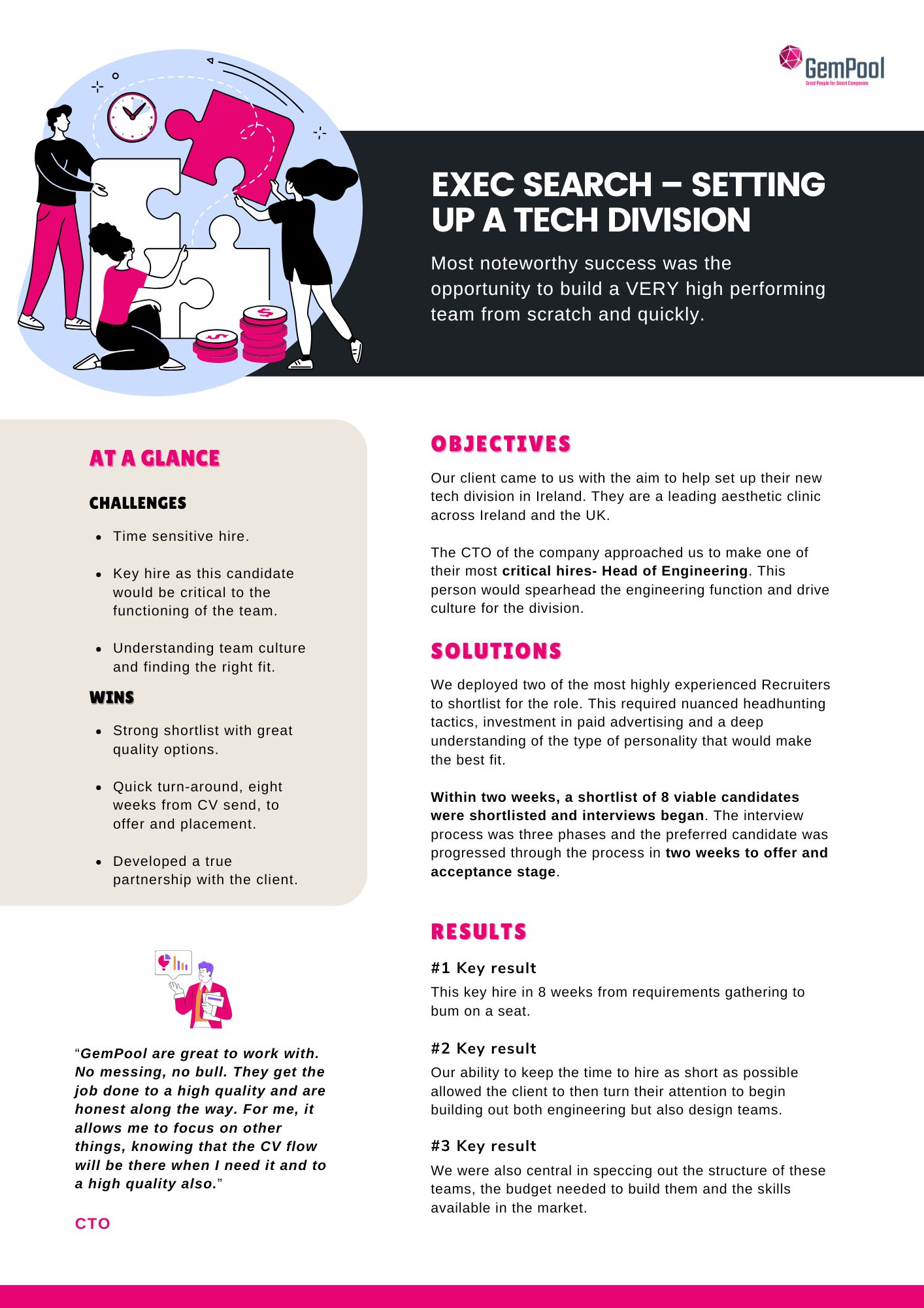 Setting up a Tech Division